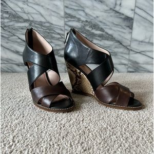 Plenty by Tracy Reese leather wedges